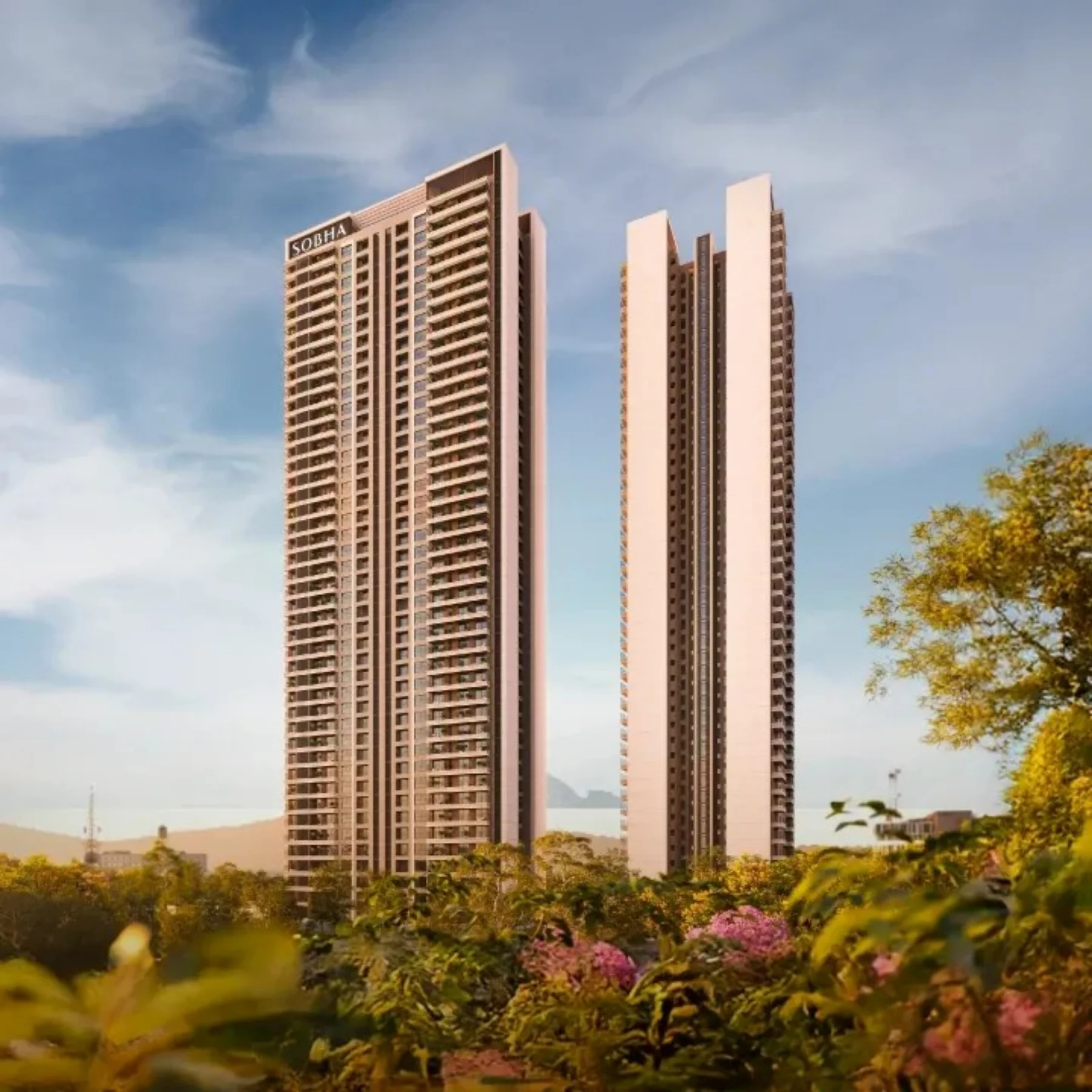 SOBHA Crescent Modern Landmark Facade